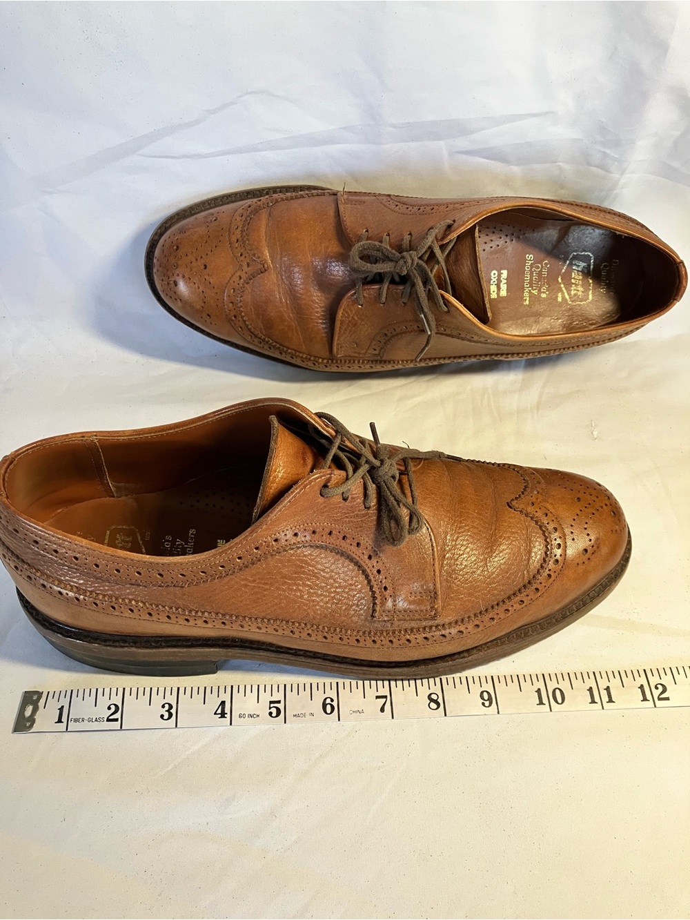Vintage Hartt "Prairie Oxhide" Wingtip Oxfords